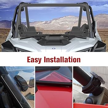 Amazon.com: XUTVOTOR Full Windshield for Polaris RZR PRO